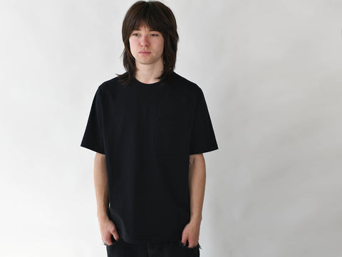 HEAVY WEIGHT DESIGNER TEE. BLACK.