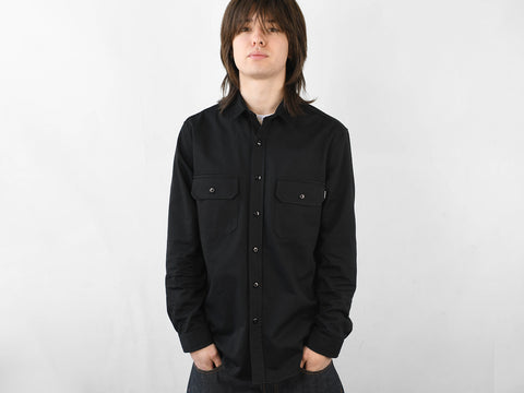 THE SMITH. WORK SHIRT. BLACK