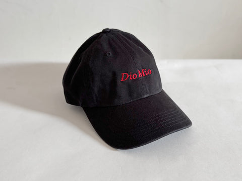 'DIO MIO' CAP. BLACK. 100% COTTON