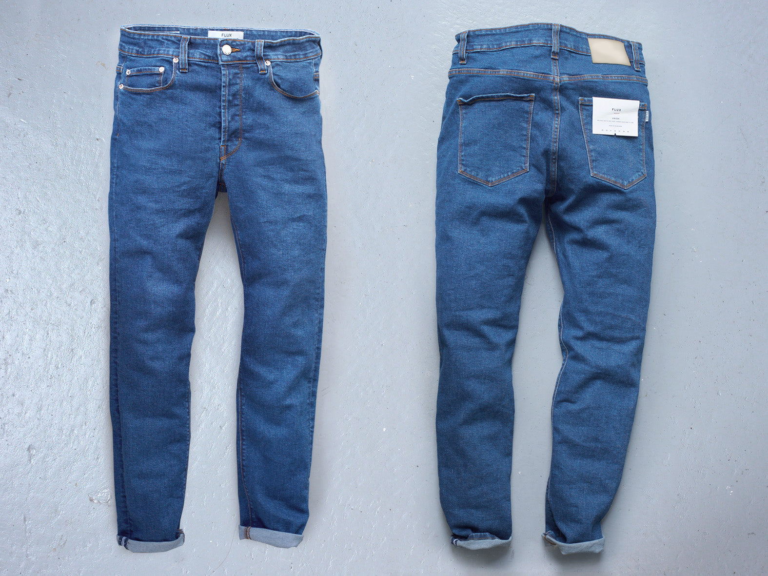 UNION TAPERED. FLAT BLUE
