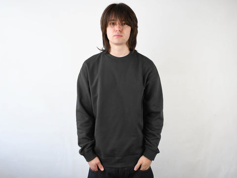 HEAVY 350G SWEATER. OLD BLACK.