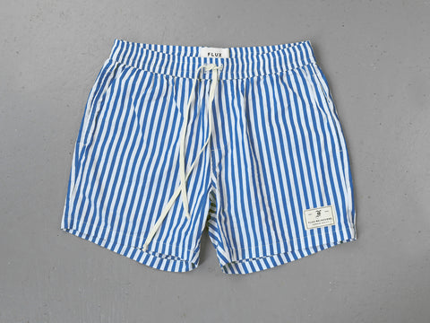HAMPTON SHORTS. CANDY STRIPE BLUE