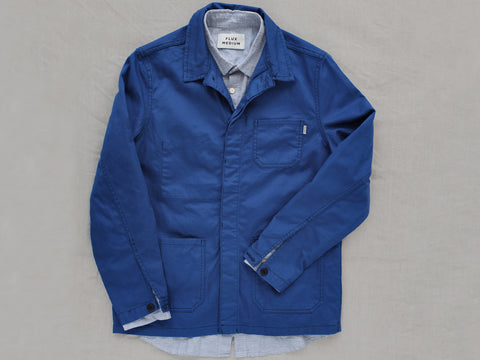 THE CHORE COAT. FRENCH BLUE.