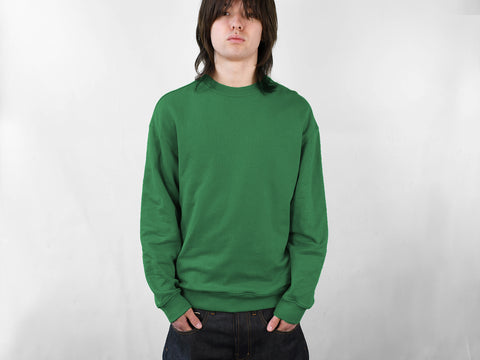 HEAVY 350G SWEATER. EMERALD GREEN