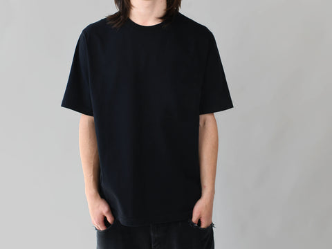HEAVY WEIGHT OVERSIZE TEE. BLACK