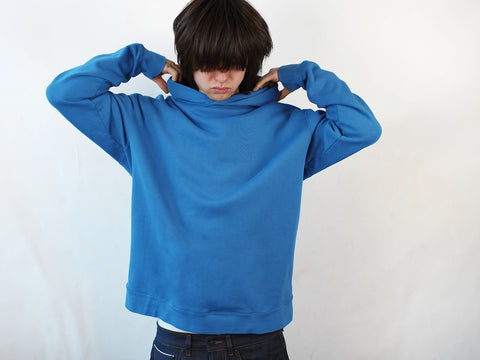 HEAVY 350G HOODIE. FRENCH BLUE.