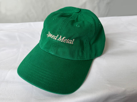 'SPEED METAL' CAP. LAWN GREEN. 100% COTTON