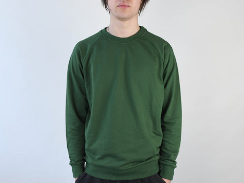RAGLAN SWEATER. EMERALD.