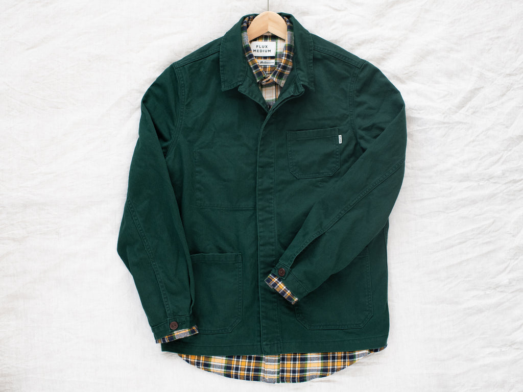 Green work coat new arrivals