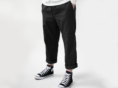 FIELD PANT. RELAXED. BLACK