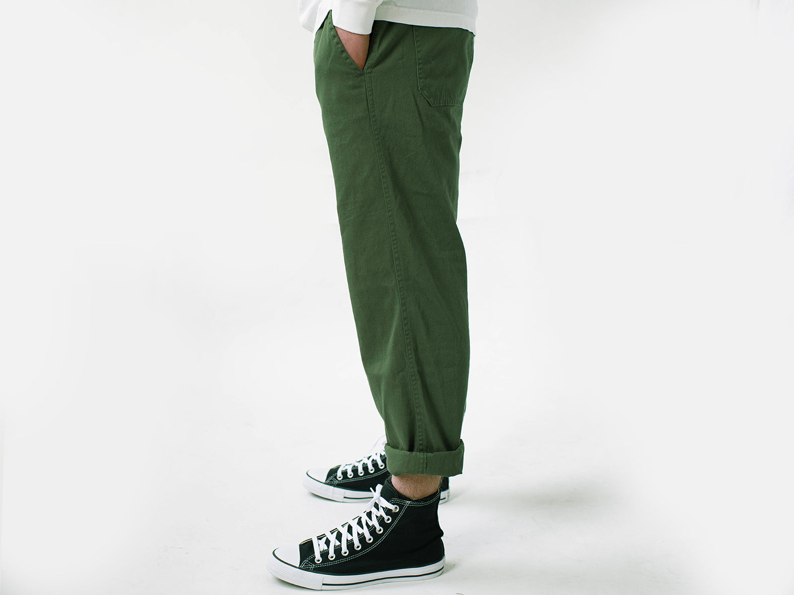 FIELD PANT. RELAXED. ARMY GREEN